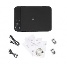  佳能（Canon）TS3180多功能一体机彩色照片喷墨打印机复印扫描手机无线wifi家用办公 套餐二:主机+黑彩连喷+墨水4瓶