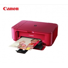  佳能（CANON）MG3680彩色喷墨照片打印机多功能复印扫描一体机自动双面打印无线三合一家用办公 魅力红 官方标配（不可加墨）