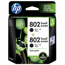 惠普802黑彩套装