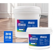 鲸彩蔚蓝 【象牙白 1KG 】 水性木器漆 油漆清漆白漆彩色漆 木门木器门窗翻新改色漆