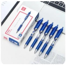 得力S01中性笔0.5mm弹簧头(蓝)