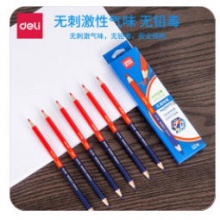 得力58899_12支装双头红蓝铅笔