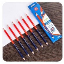 得力58899_12支装双头红蓝铅笔